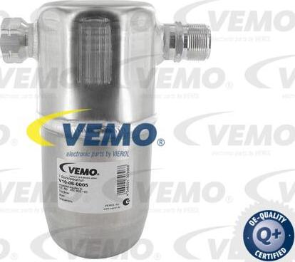 Vemo V10-06-0005 - Dryer, air conditioning autospares.lv