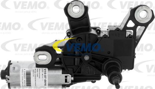 Vemo V10-07-0016 - Wiper Motor autospares.lv