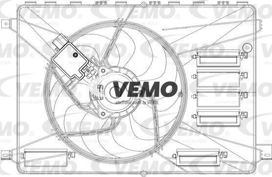 Vemo V25-01-1563 - Fan, radiator autospares.lv