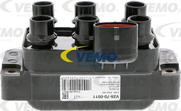 Vemo V25-70-0011 - Ignition Coil autospares.lv