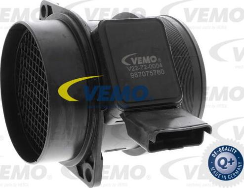 Vemo V22-72-0004 - Air Mass Sensor autospares.lv