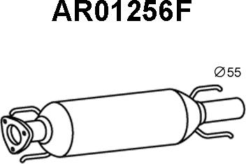 Veneporte AR01256F - Soot / Particulate Filter, exhaust system autospares.lv
