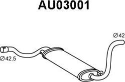Veneporte AU03001 - End Silencer autospares.lv