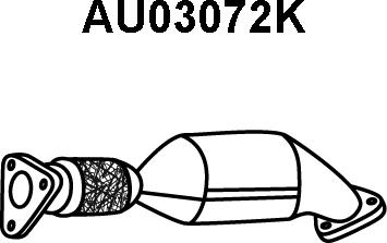 Veneporte AU03072K - Catalytic Converter autospares.lv