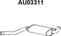 Veneporte AU03311 - Middle Silencer autospares.lv