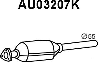 Veneporte AU03207K - Catalytic Converter autospares.lv