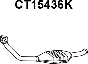 Veneporte CT15436K - Catalytic Converter autospares.lv
