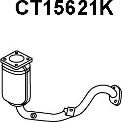 Veneporte CT15621K - Catalytic Converter autospares.lv