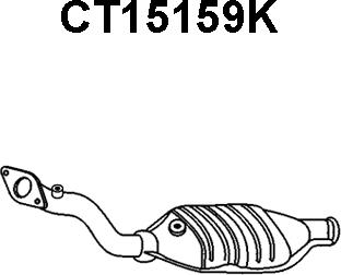 Veneporte CT15159K - Catalytic Converter autospares.lv