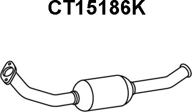 Veneporte CT15186K - Catalytic Converter autospares.lv