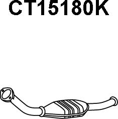 Veneporte CT15180K - Catalytic Converter autospares.lv