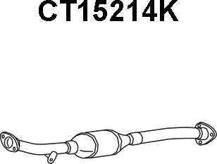 Veneporte CT15214K - Catalytic Converter autospares.lv