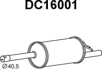 Veneporte DC16001 - End Silencer autospares.lv