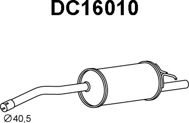 Veneporte DC16010 - End Silencer autospares.lv
