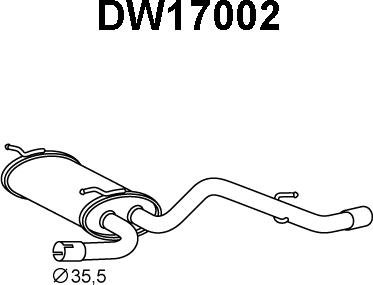 Veneporte DW17002 - End Silencer autospares.lv