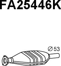 Veneporte FA25446K - Catalytic Converter autospares.lv