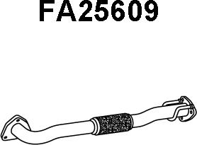 Veneporte FA25609 - Exhaust Pipe autospares.lv