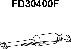 Veneporte FD30400F - Soot / Particulate Filter, exhaust system autospares.lv