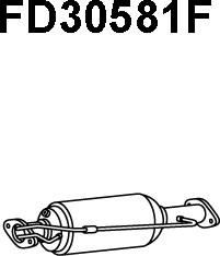 Veneporte FD30581F - Soot / Particulate Filter, exhaust system autospares.lv