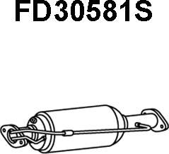 Veneporte FD30581S - Soot / Particulate Filter, exhaust system autospares.lv