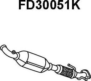 Veneporte FD30051K - Catalytic Converter autospares.lv