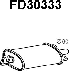 Veneporte FD30333 - End Silencer autospares.lv