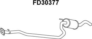 Veneporte FD30377 - Middle Silencer autospares.lv