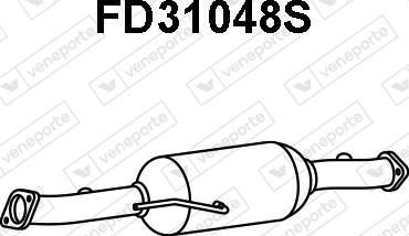 Veneporte FD31048S - Soot / Particulate Filter, exhaust system autospares.lv