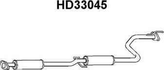 Veneporte HD33045 - Middle Silencer autospares.lv