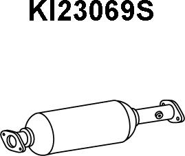 Veneporte KI23069S - Soot / Particulate Filter, exhaust system autospares.lv