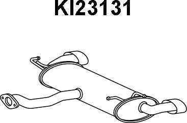 Veneporte KI23131 - End Silencer autospares.lv