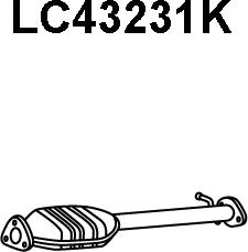 Veneporte LC43231K - Catalytic Converter autospares.lv