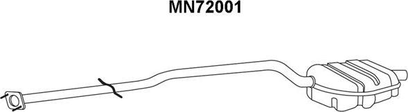 Veneporte MN72001 - End Silencer autospares.lv