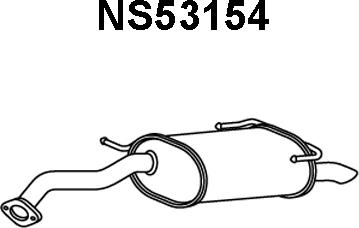 Veneporte NS53154 - End Silencer autospares.lv