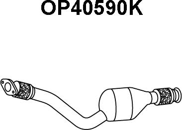 Veneporte OP40590K - Catalytic Converter autospares.lv