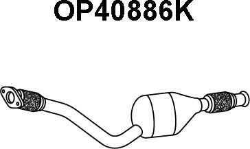 Veneporte OP40886K - Catalytic Converter autospares.lv