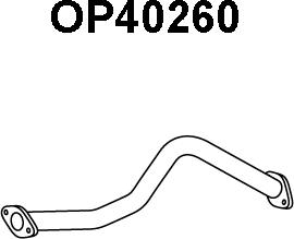 Veneporte OP40260 - Exhaust Pipe autospares.lv