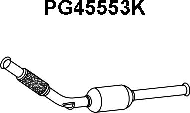 Veneporte PG45553K - Catalytic Converter autospares.lv