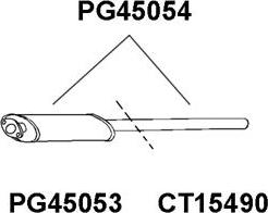 Veneporte PG45054 - Front Silencer autospares.lv