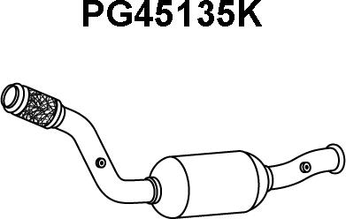 Veneporte PG45135K - Catalytic Converter autospares.lv