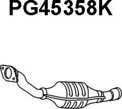 Veneporte PG45358K - Catalytic Converter autospares.lv