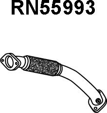 Veneporte RN55993 - Exhaust Pipe autospares.lv
