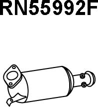 Veneporte RN55992F - Soot / Particulate Filter, exhaust system autospares.lv