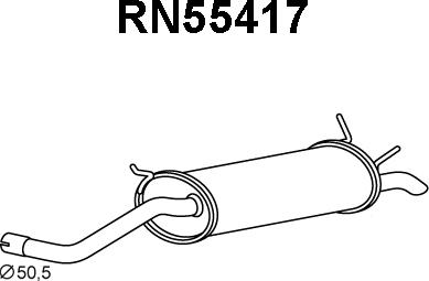 Veneporte RN55417 - End Silencer autospares.lv