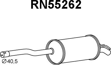 Veneporte RN55262 - End Silencer autospares.lv