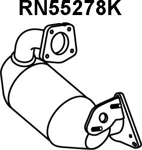 Veneporte RN55278K - Catalytic Converter autospares.lv