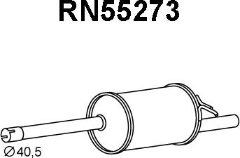 Veneporte RN55273 - End Silencer autospares.lv