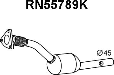Veneporte RN55789K - Catalytic Converter autospares.lv