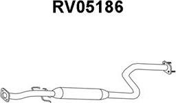 Veneporte RV05186 - Middle Silencer autospares.lv