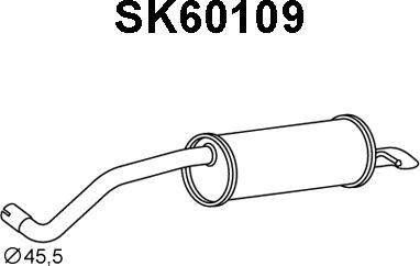 Veneporte SK60109 - End Silencer autospares.lv